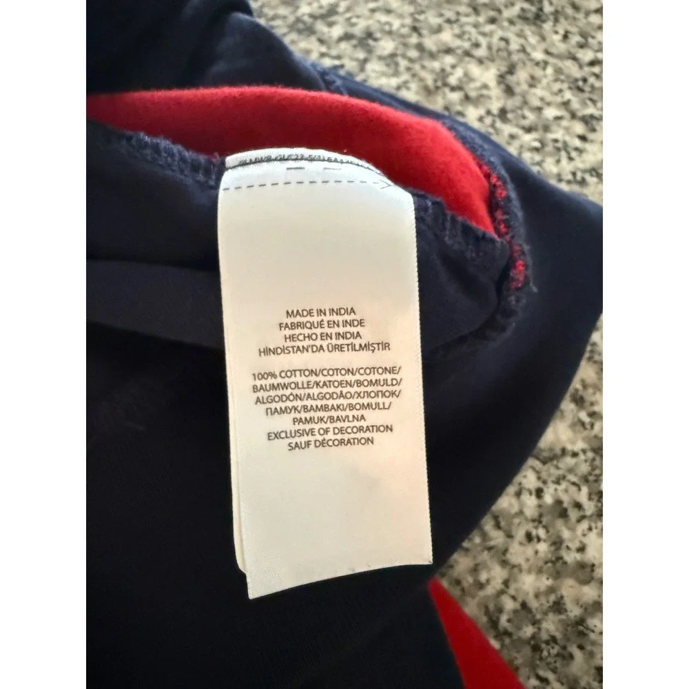 Polo Ralph Lauren Hoodie Boys XL 18-20/women's S navyRed Embroidered Logos